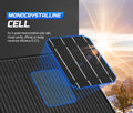 160W Solar Panel Folding Kit 12V Battery Charger Power Mono Boat Camping Black