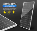 ATEM POWER 12V 200W Solar Panel Kit Mono Fixed + Solar Mounting Brackets