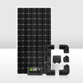 ATEM POWER 12V 250W Solar Panel Kit Mono Fixed + Solar Mounting Brackets