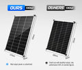 2x 130W Solar Panel Kit Battery Charger Mono Camping Caravan 12V W/