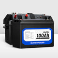 Atem Power 12V 100AH LiFePO4 Lithium Iron Phosphate Battery + 12V Battery Box