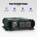 Atem Power 2500W/4900W Pure Sine Wave Inverter 12V to 240V Remote Control LCD