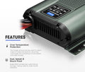 ATEM POWER 12V 60A DC to DC Battery Charger MPPT Dual Battery  AGM Lithium LifePO4