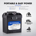 ATEM POWER Battery Box 12V Portable Deep Cycle Power Marine Solar USB Camping