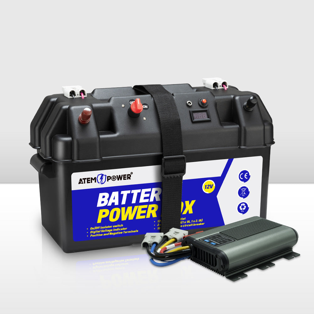 ATEM POWER 12V 40A DC to DC Battery Charger MPPT Dual Battery