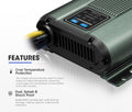 ATEM POWER 12V 60A DC to DC Battery Charger MPPT Dual Battery  AGM Lithium LifePO4