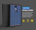 ATEM POWER 12V 200W Bifacial Solar Panel Kit Mono Shingled Fixed Power Caravan Camping
