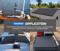 ATEM POWER 12V 200W Bifacial Solar Panel Kit Mono Shingled Fixed Power Caravan Camping