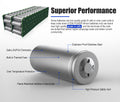 Atem Power 12V 200Ah Lithium Battery LiFePO4 + Battery Monitor 200A w/Shunt