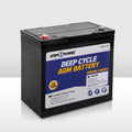 75Ah 12V AGM Deep Cycle Battery Portable Sealed Marine Solar 4WD