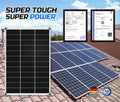 ATEM POWER Solar Panel Kit 12V 130W Mono Fixed + Solar Mounting Brackets