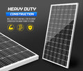 ATEM POWER 12V 250W Solar Panel Kit Mono Fixed + Solar Mounting Brackets