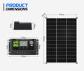 2x 130W Solar Panel Kit Battery Charger Mono Camping Caravan 12V W/