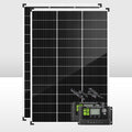 2x 130W Solar Panel Kit Battery Charger Mono Camping Caravan 12V W/