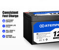Atem Power 12V 12AH AMP Hour Battery AGM SLA Deep Cycle Fridge Dual