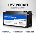 200Ah 12V AGM Deep Cycle Battery Portable Sealed Marine Solar SLA 4WD