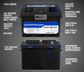 ATEM POWER Battery Box built-in VSR Isolator with 500W Inverter  + 12V 135Ah AGM Battery