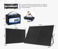 Atem Power 100AH 12V LiFePO4 Lithium Battery + 300W 12V Folding Solar Panel Kit